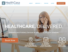 Tablet Screenshot of healthcasa.com